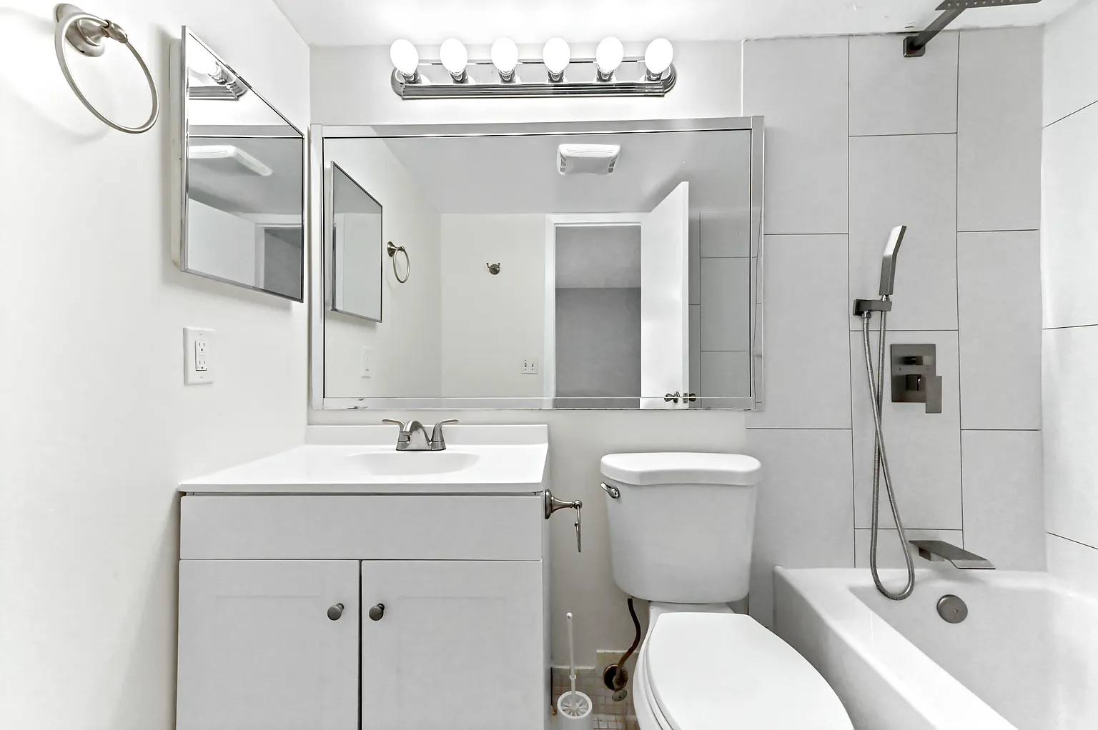 Newcastle Renovation — remodeled master bathroom by Becotte Construction
